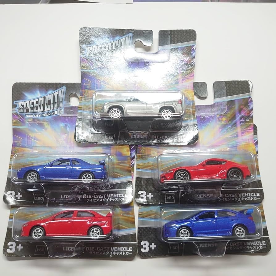 Amazon.co.jp: WELLY ウェリー スピードシティ 5台セットC スバル