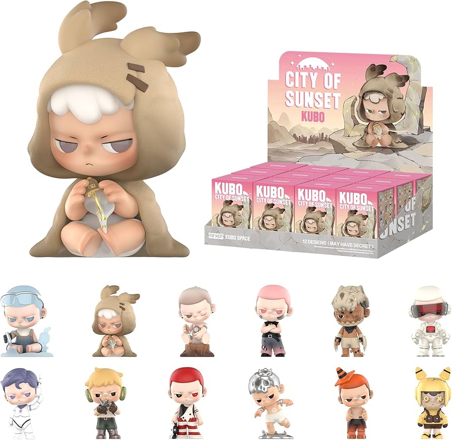 POP MART Kubo City of Sunset Series Blind Box Figures, Random