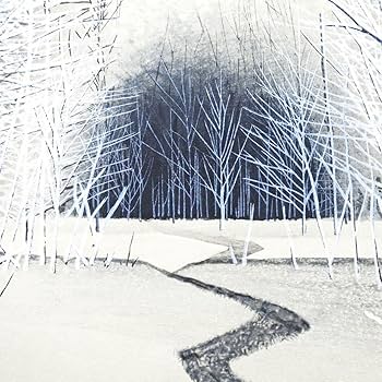 Amazon.co.jp: 加山又造 雪 風景画 雪景色 冬 額装 日本画家 木版画