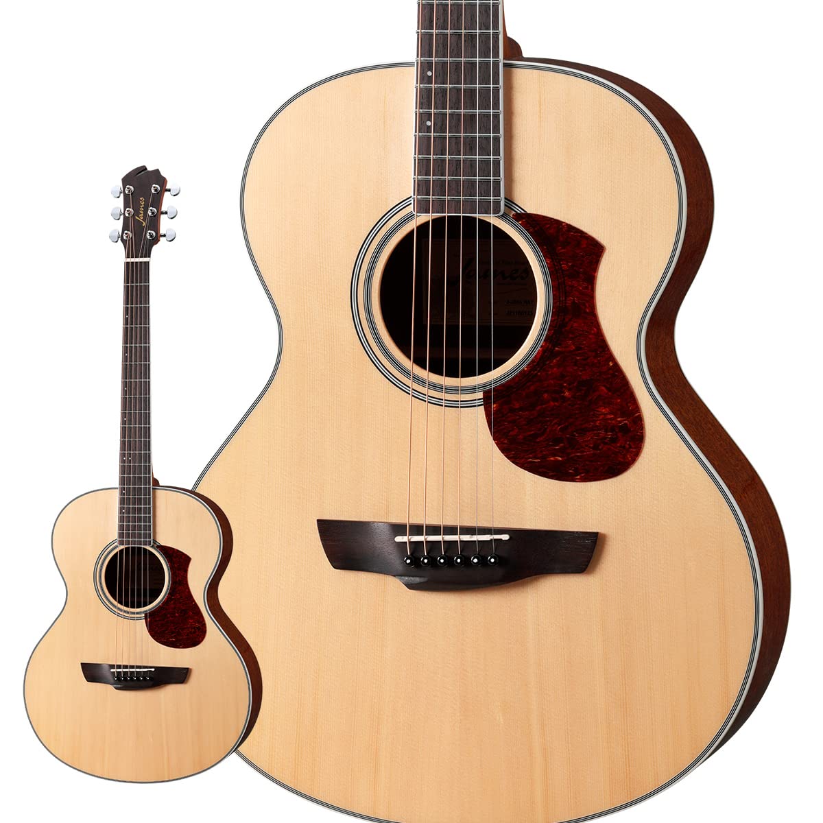 Amazon.co.jp: James J-300A NAT (Natural) Acoustic Guitar (James