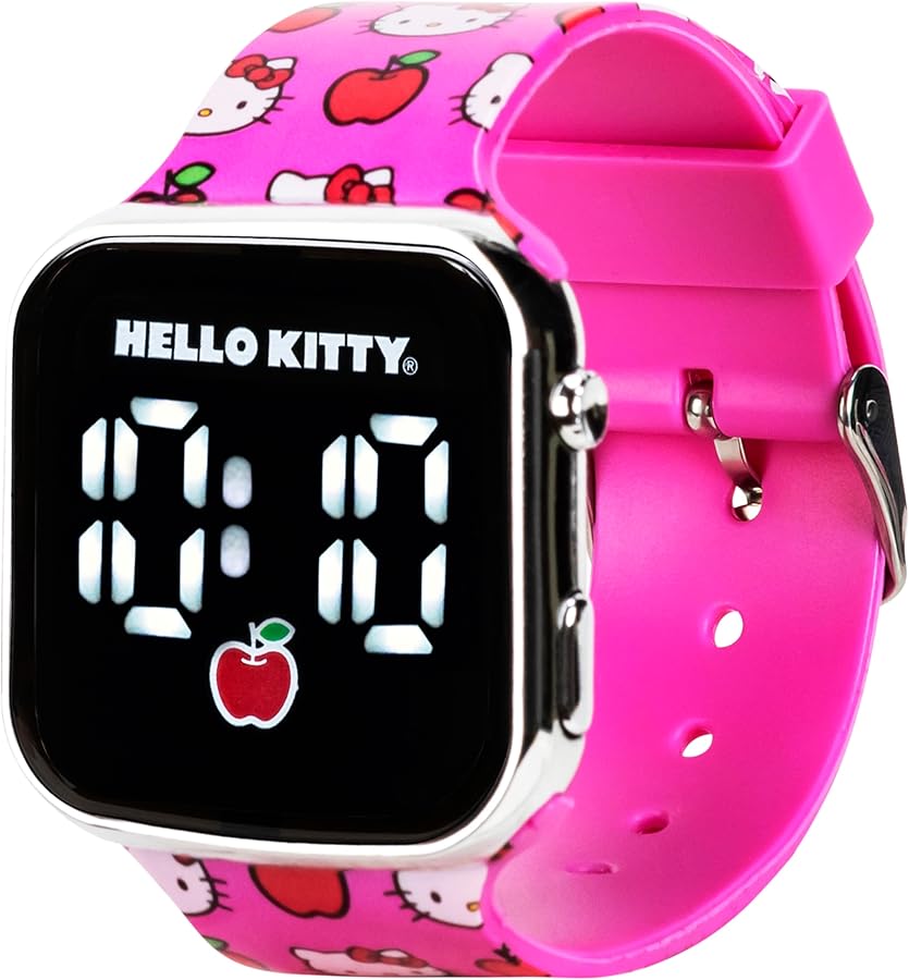 Amazon.com: Hello Kitty LED Digital Watch for Kids – Light Up