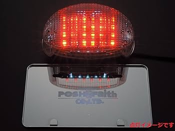 Amazon | ポッシュフェイス(POSH FAITH) バイク用品 LEDテールランプ