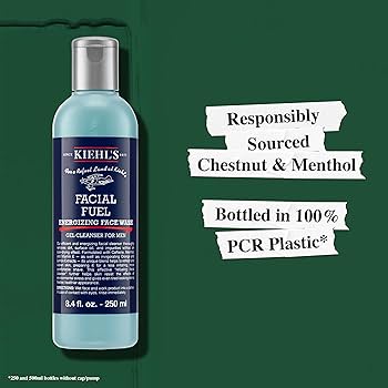 Amazon.com: Kiehl's Facial Fuel Face Wash, Refreshing +