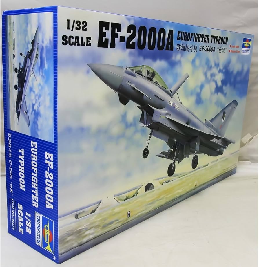 Amazon.com: Trumpeter EF-2000A Eurofighter Typhoon Model Kit