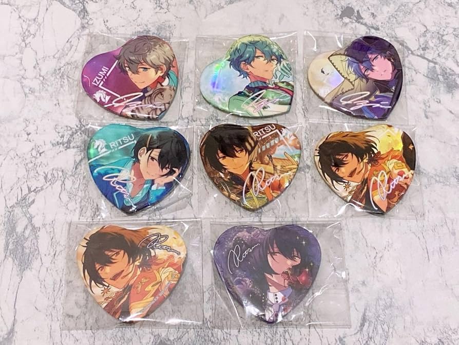 42点】あんスタ ハート缶バッジ ハート缶 朔間凛月 Knights 42点】あん