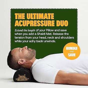Amazon | Shakti Acupressure Neck Pillow (Level 2, Shakti Black