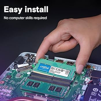 Crucial 8GB, 260-pin SODIMM, DDR4 PC4-19200, at Amazon.com