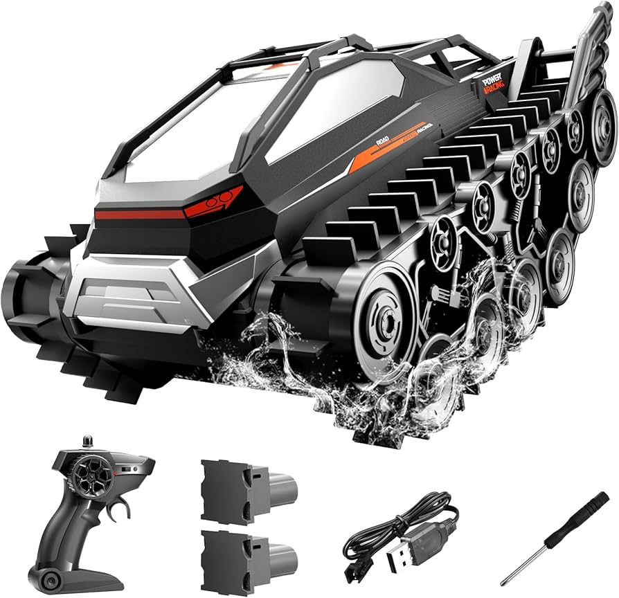 Amazon.co.jp: Ritaosan 水陸両用 ラジコンカー キャタピラー 戦車