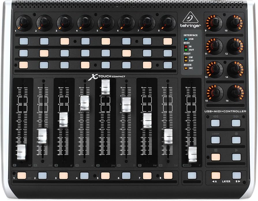 Amazon.co.jp: ベリンガー DAWコントローラー USB MIDI モーター