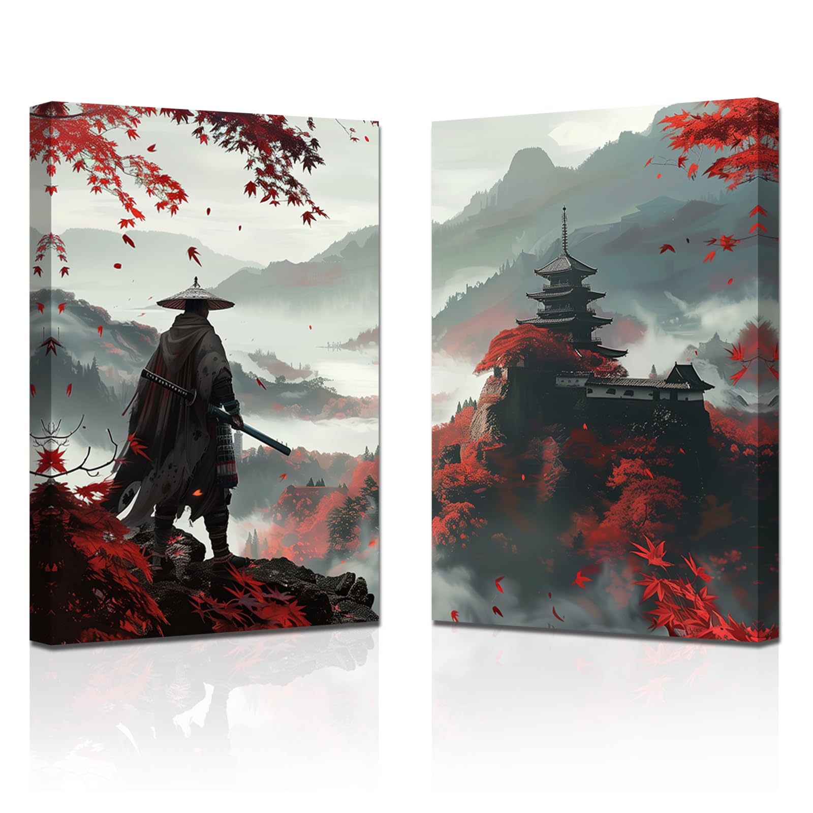 MATTE-DUAL ART Samurai AT-16153 二つ Samurai - Matte Dual Art Sleeves
