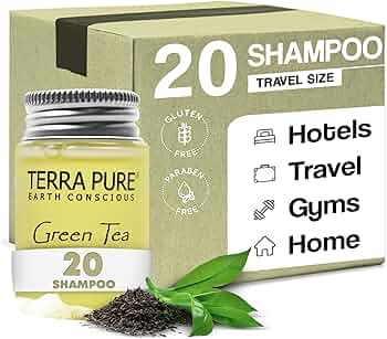 Amazon.com : Terra Pure Travel Size Hotel Shampoo 20 Count 1 oz