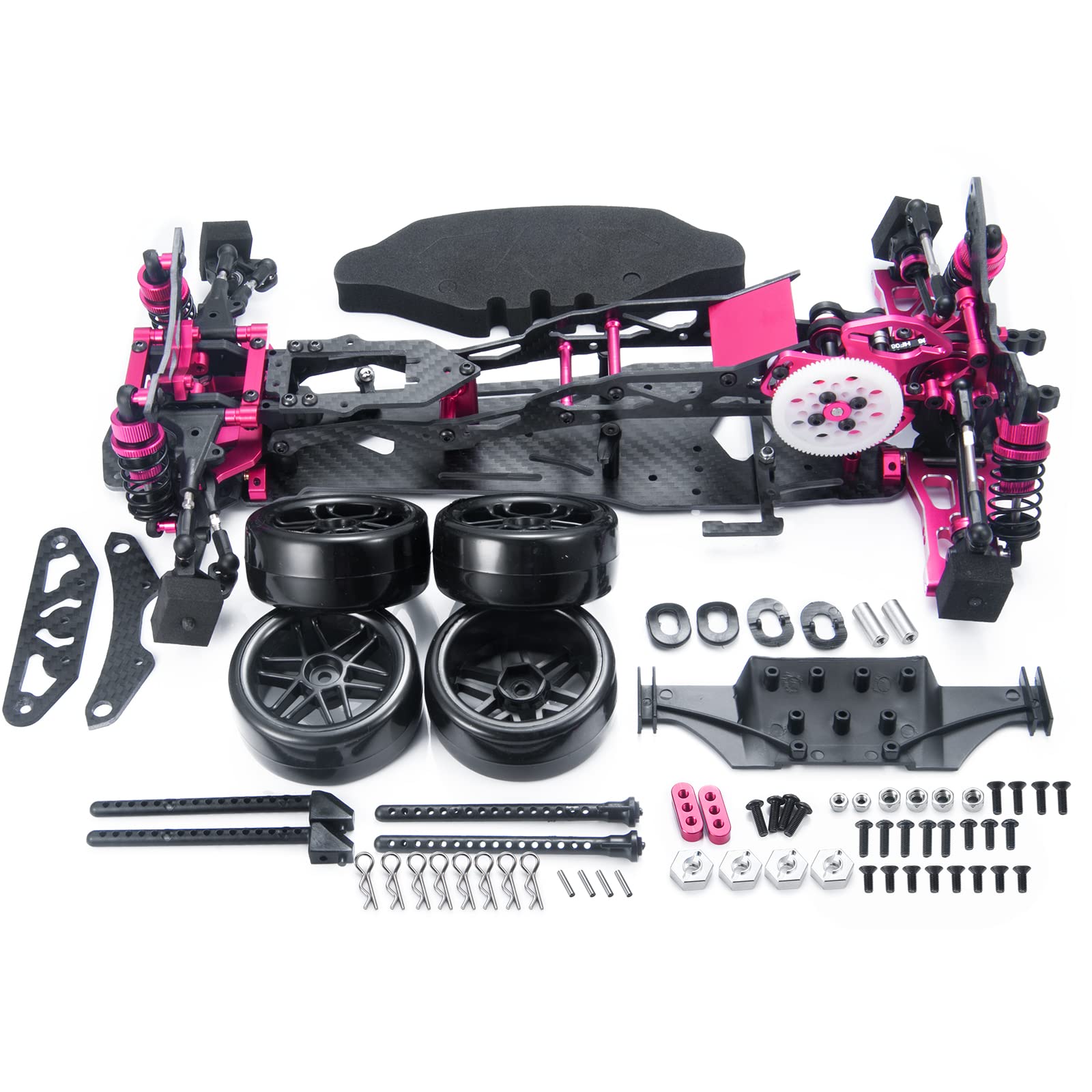 Amazon.com: MOHERO Metal Alloy & Carbon Fiber Chassis Frame Kit