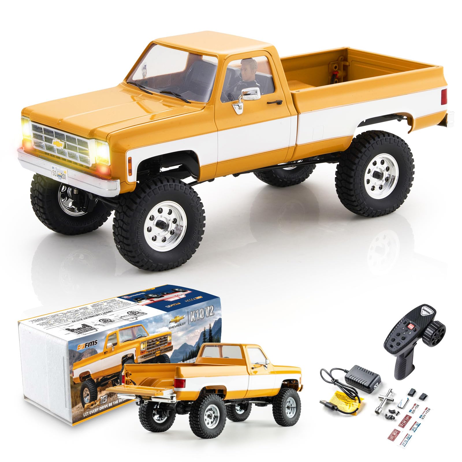 Amazon.co.jp: FMS 1/18 RC クローラー FCX18 Chevy K10 ラジコンカー