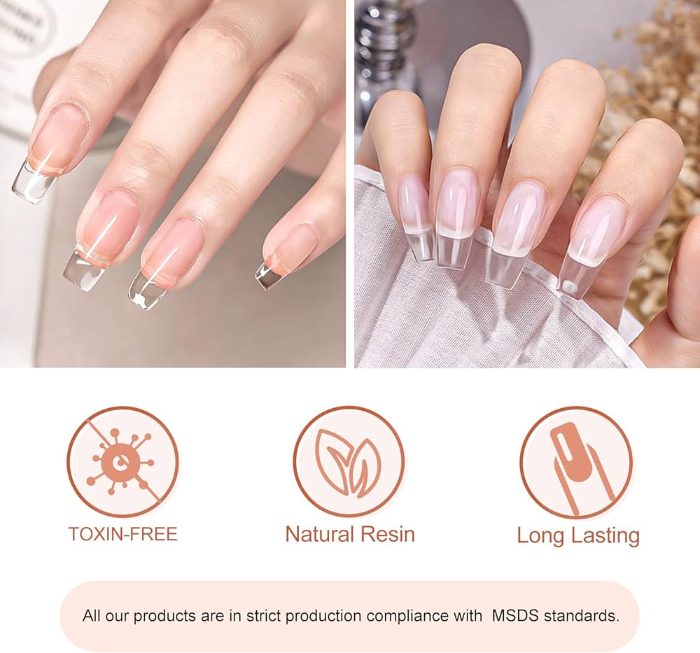 Amazon.com : VENALISA Builder Nail Gel, 50ml Clear Hard Gel for