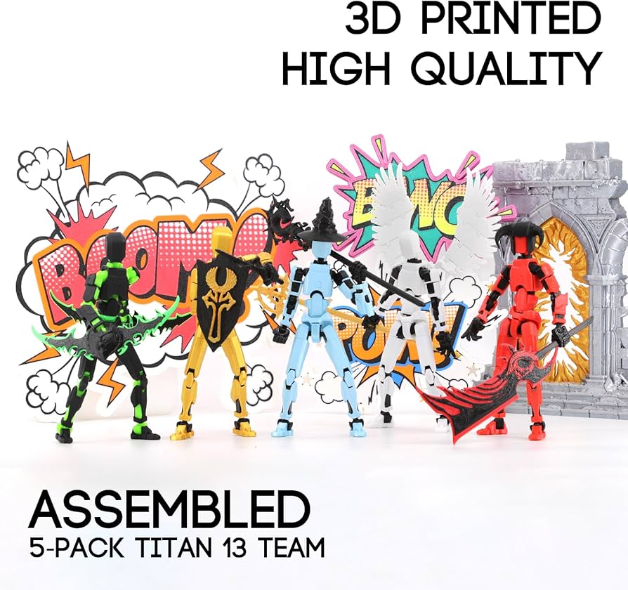 Amazon.com: Qoopower T13 Titan 13 Action Figure Assembly Completed