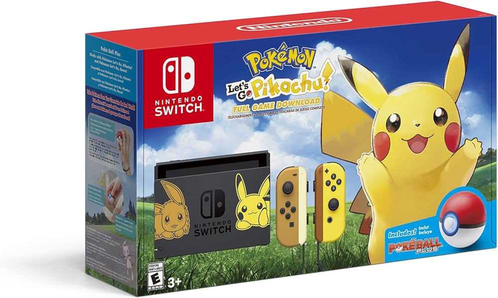Nintendo Switch™ Pikachu & Eevee Edition with Pokémon™: Let's Go
