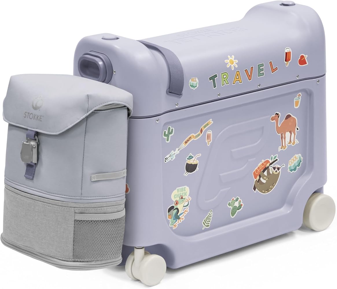Stokke JetKids Travel Bundle, Arctic Blue - Includes BedBox Ride