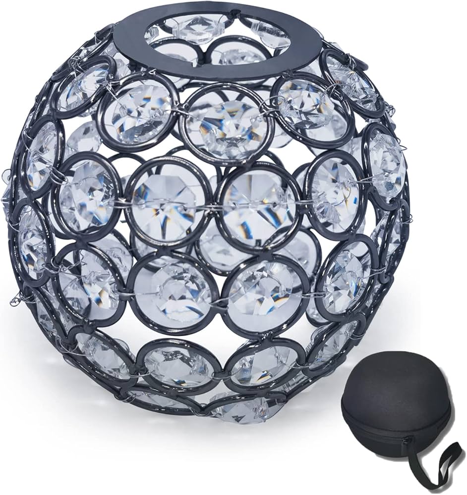 Amazon.co.jp: Fieekty ゴールゼロ シェード クリスタル ランタン