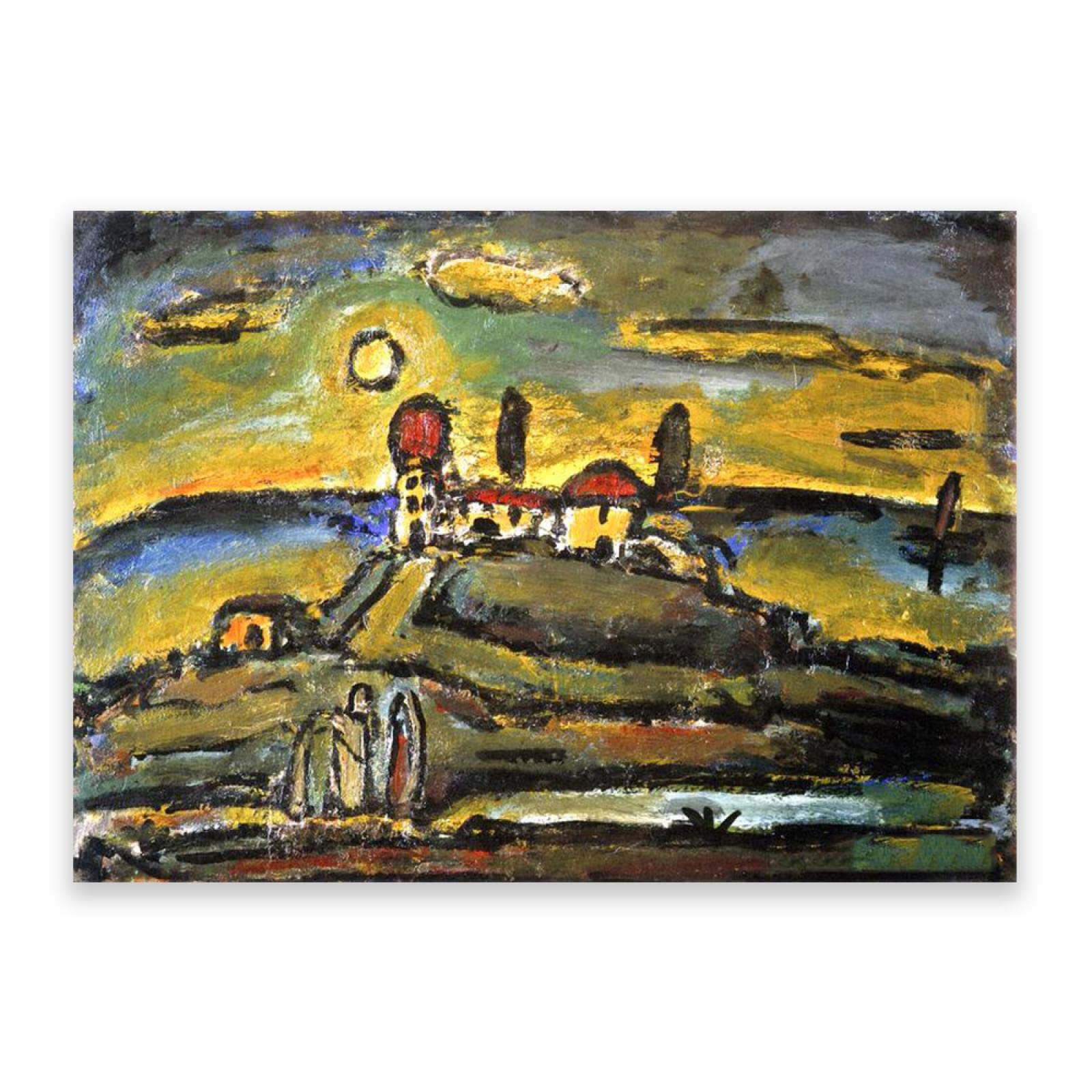 Amazon.co.jp: ジョルジュ・ルオー 有名な絵画の複製。「秋の終わり