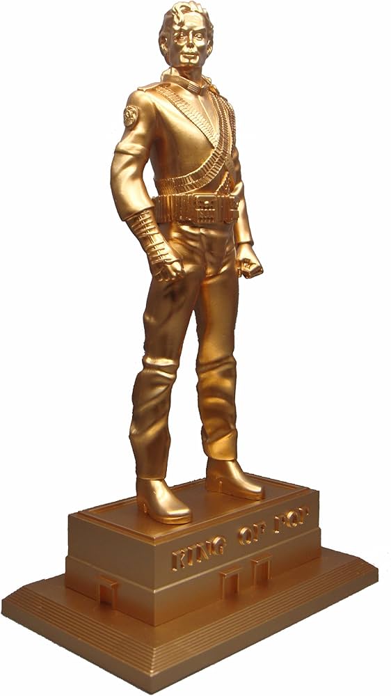 Amazon | マイケル・ジャクソン キングオブポップ スタチュー GOLDver