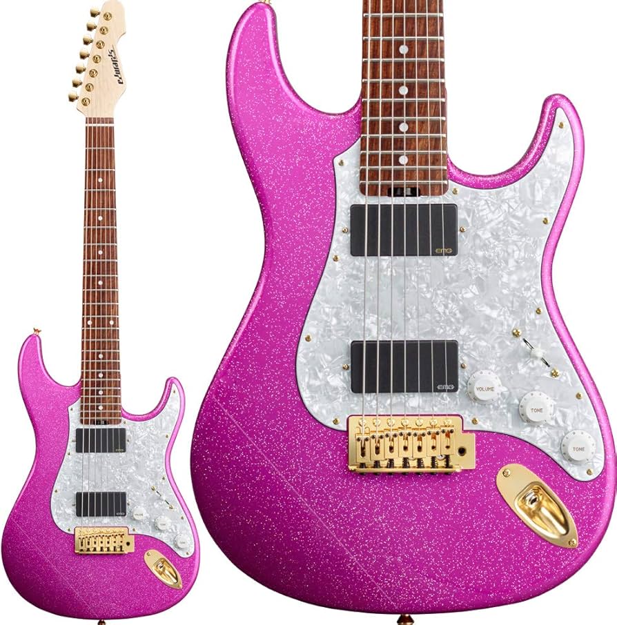 Amazon | EDWARDS E-SN7-210TO Twinkle Pink エドワーズ | エレキ
