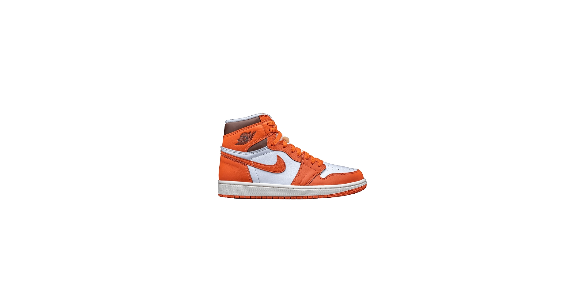 Amazon.com | Air Jordan 1 Retro HI OG - White Starfish Cacao by