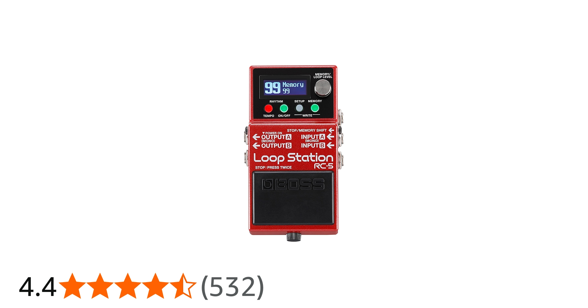 Amazon | BOSS ボス ループステーション ルーパー RC-5 コンパクト