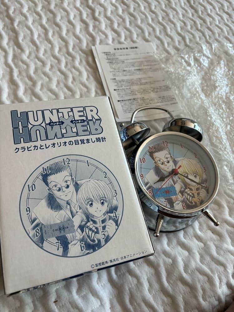 Amazon.co.jp: HUNTER×HUNTER 目覚まし時計 レオリオ クラピカ : ホビー
