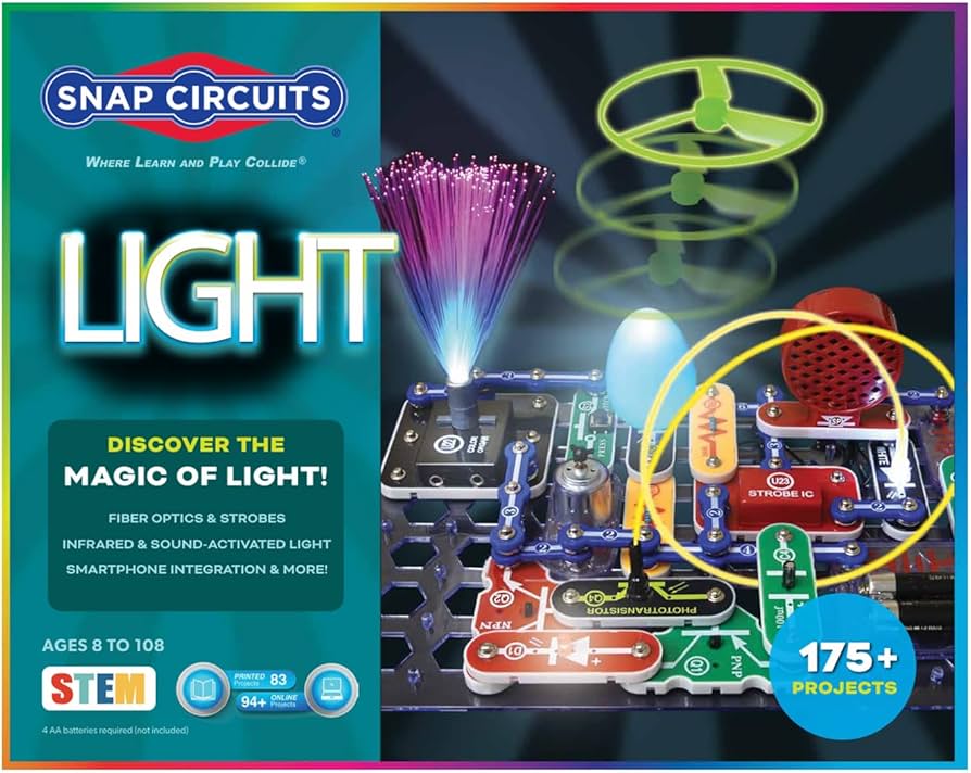 Amazon.com: Snap Circuits Light Electronics Exploration Kit | Over