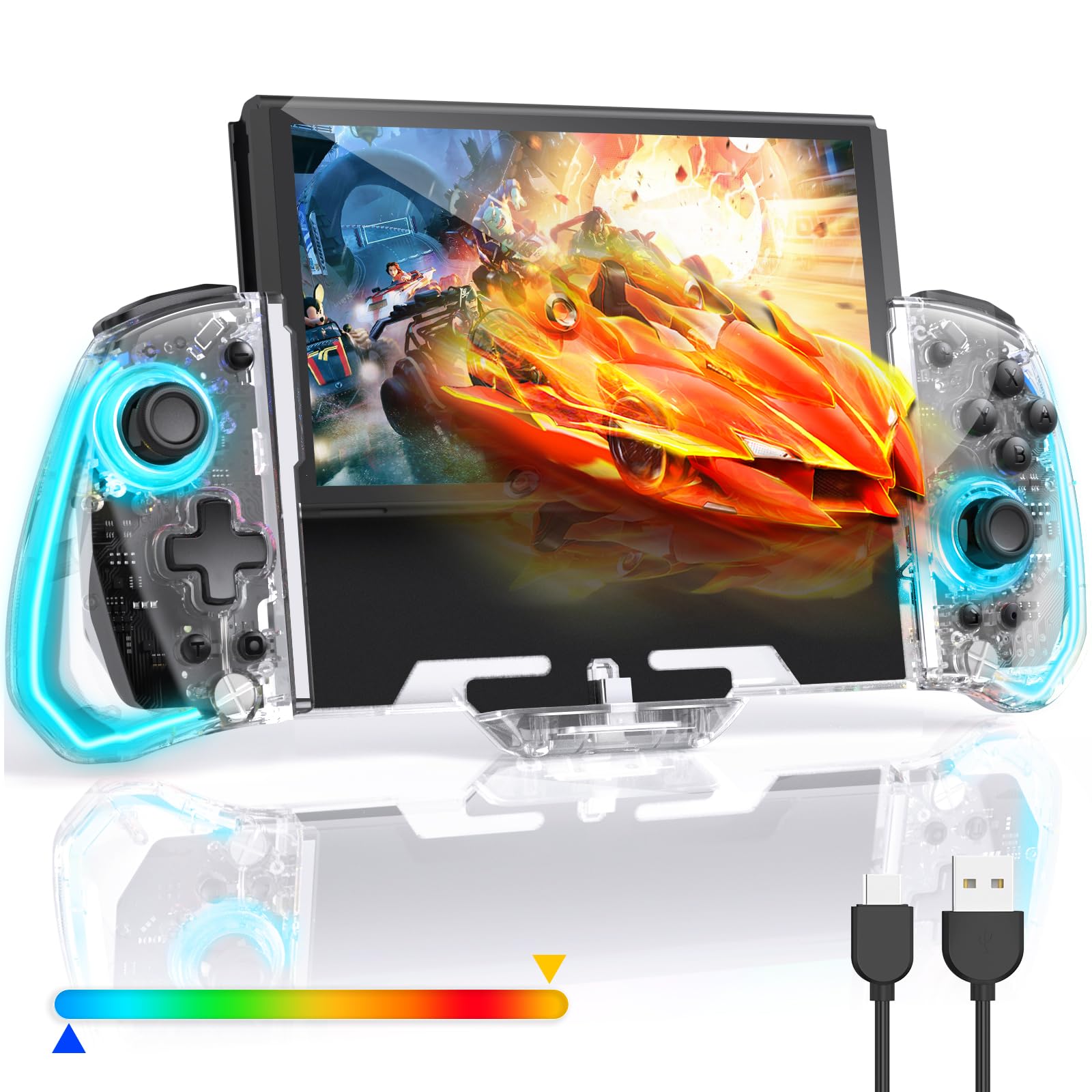 Amazon | Nintendo Switch/OLED用スイッチコントローラー ワンピース