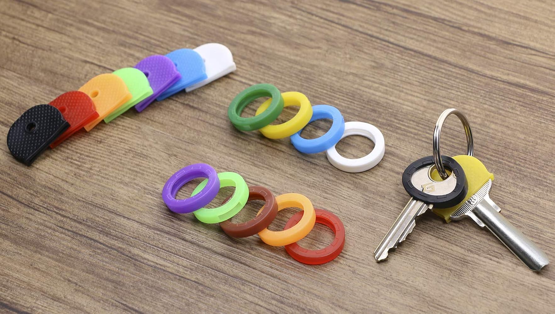 Amazon.com: Mini Skater Silicone Key Cap Key Tag Cover Ring