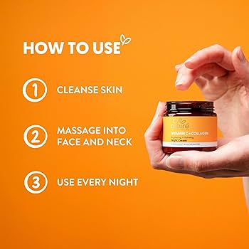 Amazon.com: By Nature Face Night Cream - Vitamin C + Collagen PM
