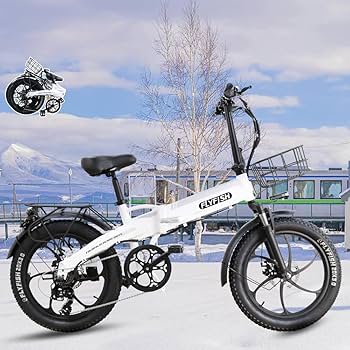 Amazon | 電動ファットバイク 20インチ 電動アシスト自転車 折りたたみ