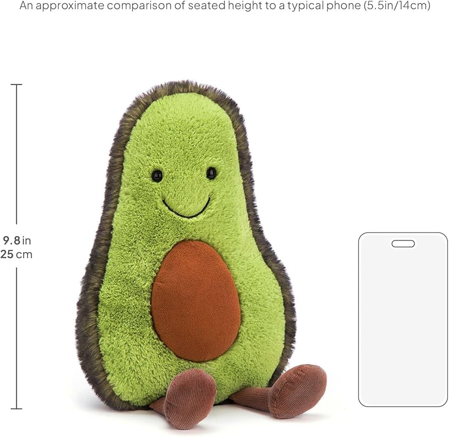 Amazon.co.jp: Jellycat【ジェリーキャット】Amuseable Avocado soft