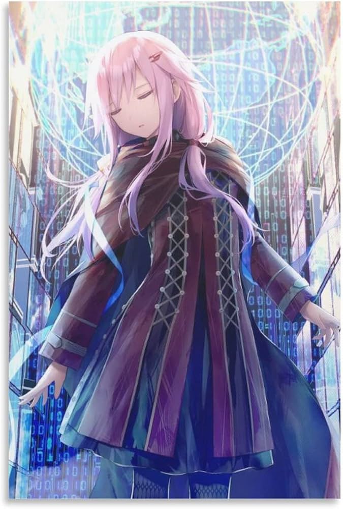 Amazon.co.jp: 絵画 ギルティクラウン 楪いのり ポスター アートパネル