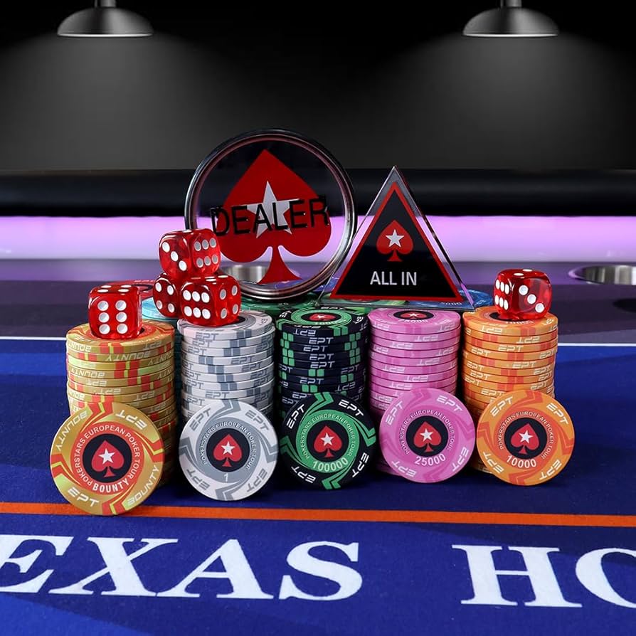 Amazon | EPTポーカーチップ25枚セット ($5000) [並行輸入品] | カジノ