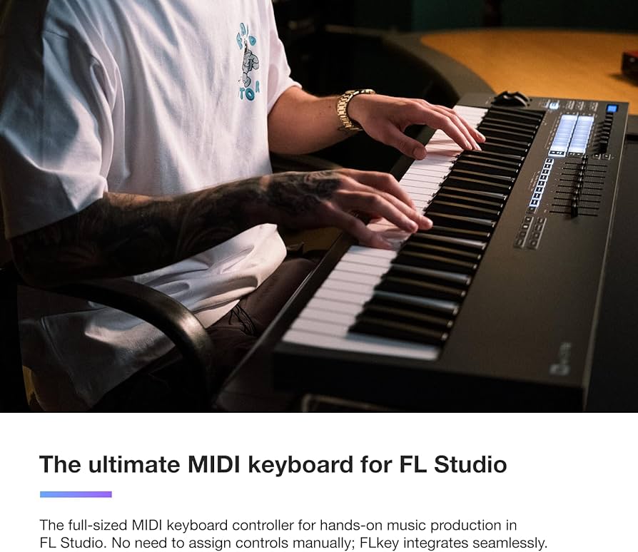 Amazon | novation ノベーション FLkey 49 USB MIDIキーボード 49鍵盤