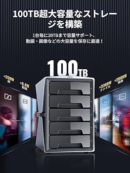 Amazon.co.jp: 【RAID機能対応】UGREEN HDD ケース 3.5インチ 5Bay