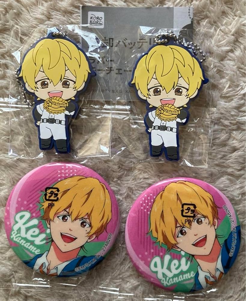 Amazon.co.jp: 忘却バッテリー 缶バッジコレクション ラバーキー