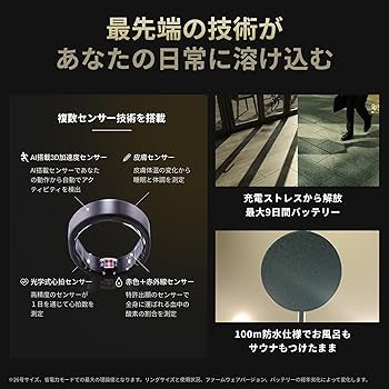 Amazon | SOXAI RING 1.1 日本製スマートリング ソクサイリング 健康