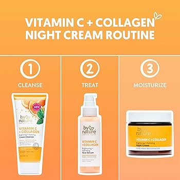 Amazon.com: By Nature Face Night Cream - Vitamin C + Collagen PM