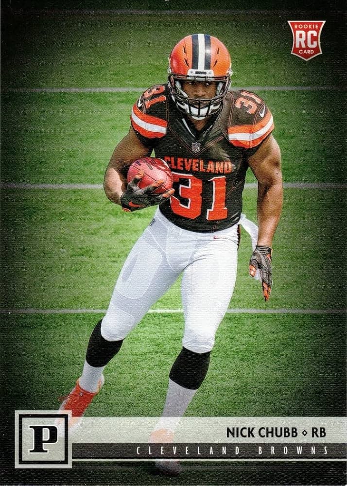 Amazon.com: 2018 Panini Football #316 Nick Chubb Rookie Card