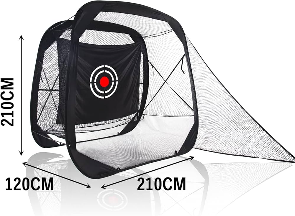 Amazon.co.jp: FLITURE ゴルフネット 練習用 ポップアップ式 2.1x2