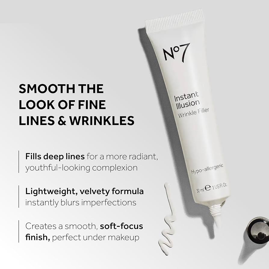 Amazon.com: No7 Instant Illusion Wrinkle Filler - Anti Aging Serum