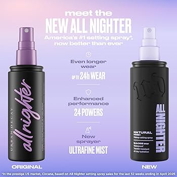 Urban Decay All Nighter Waterproof Makeup Setting Spray - Natural