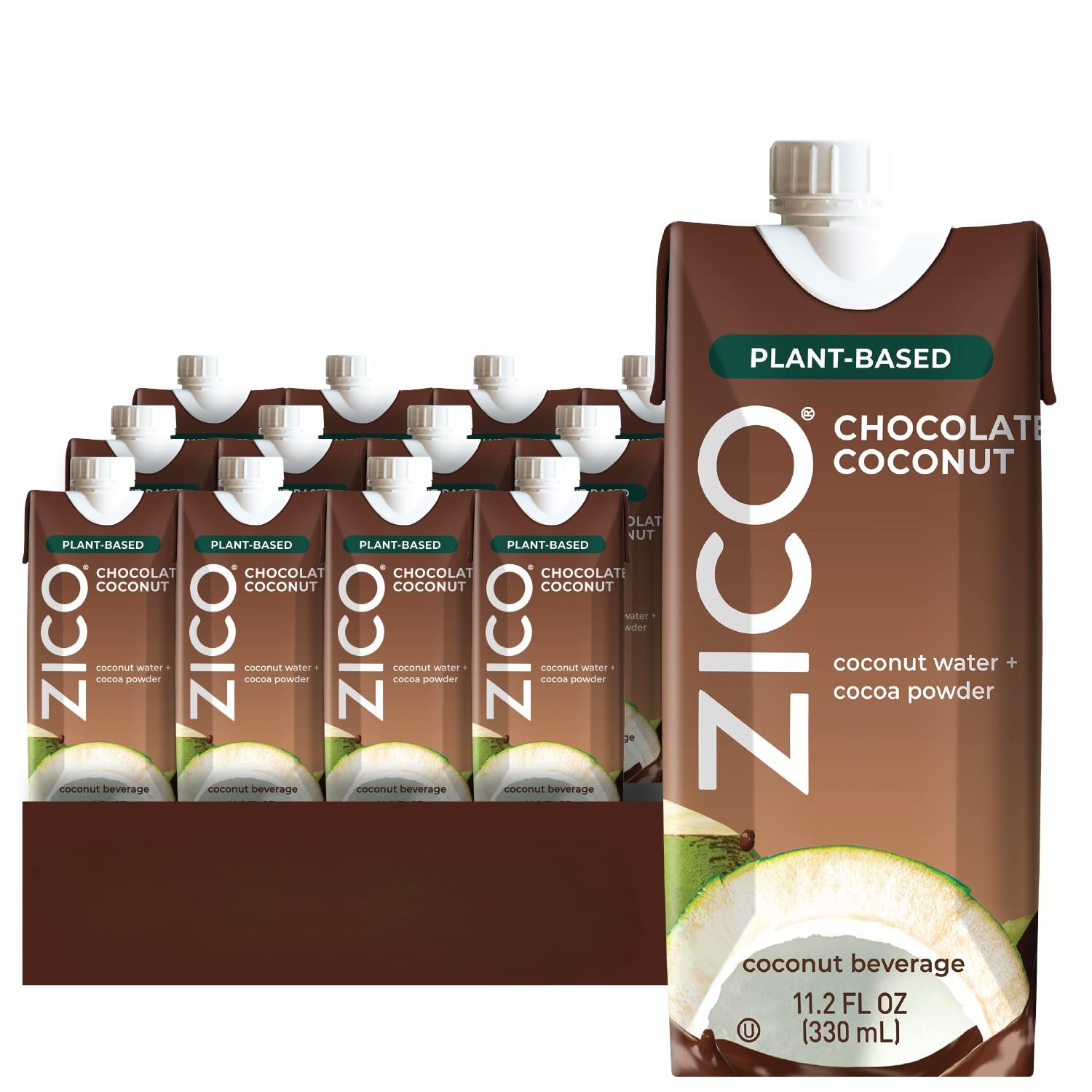 Amazon.com : Zico Chocolate Coconut Water, Dairy-free, Plant-based