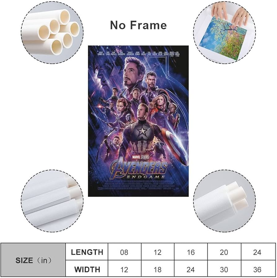 Amazon.co.jp: アベンジャーズエンドゲームアートポスター アート
