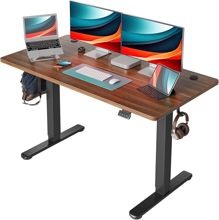Amazon | Cubiker 昇降デスク 電動 昇降式デスク 幅140cm オフィス