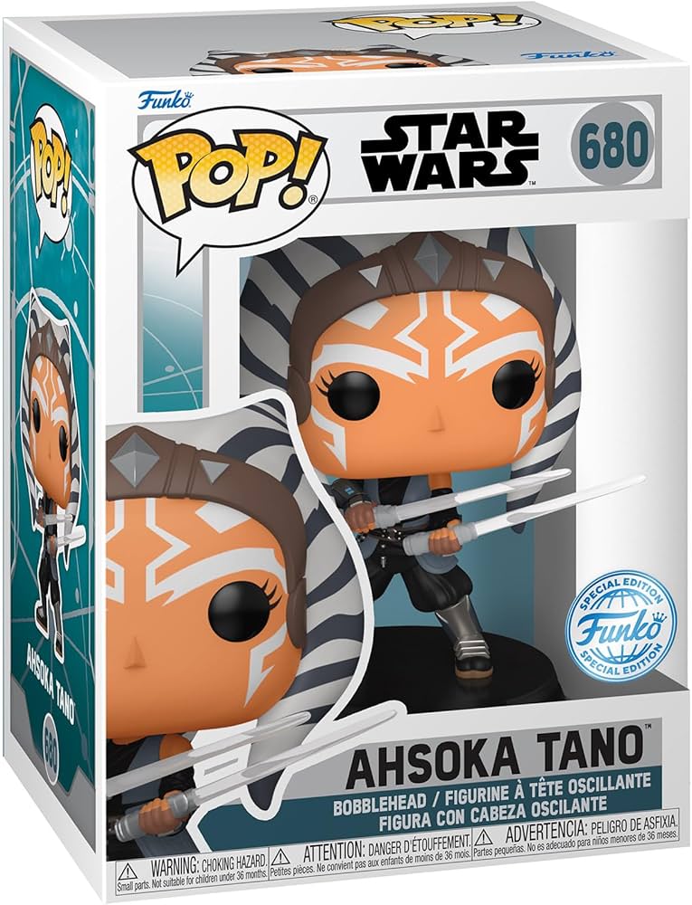 Amazon.com: Funko Pop! Star Wars: Ahsoka - Ahsoka w/Dual