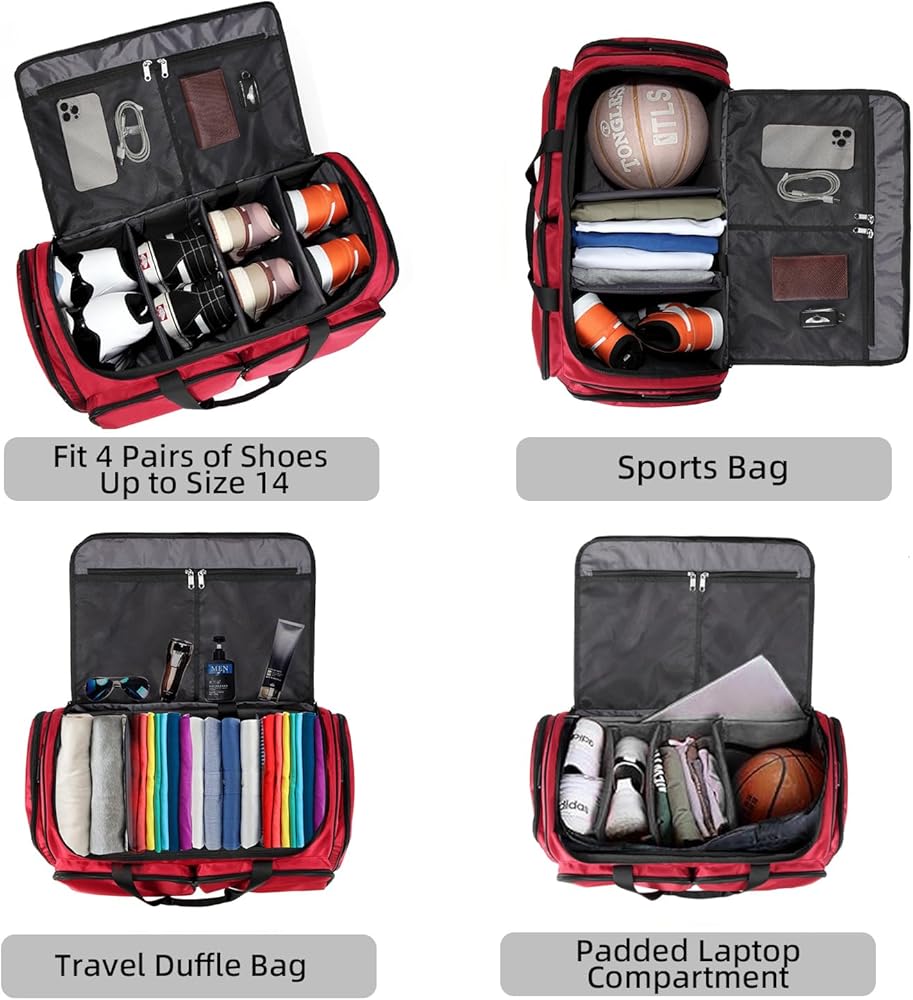 Amazon.co.jp: スニーカーバッグ トラベルシューズ ダッフルバッグ